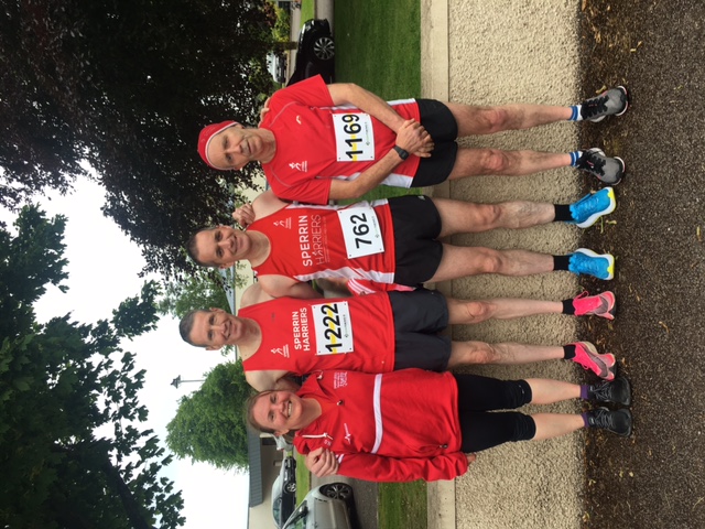 Harriers at the final race of the Paul Murray 5k Grand Prix Series