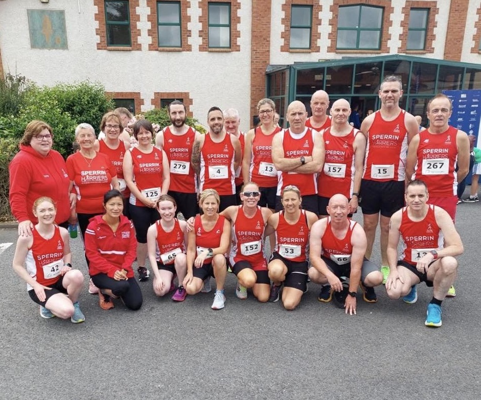 Sperrin Harriers at the Galbally 5M and 5k